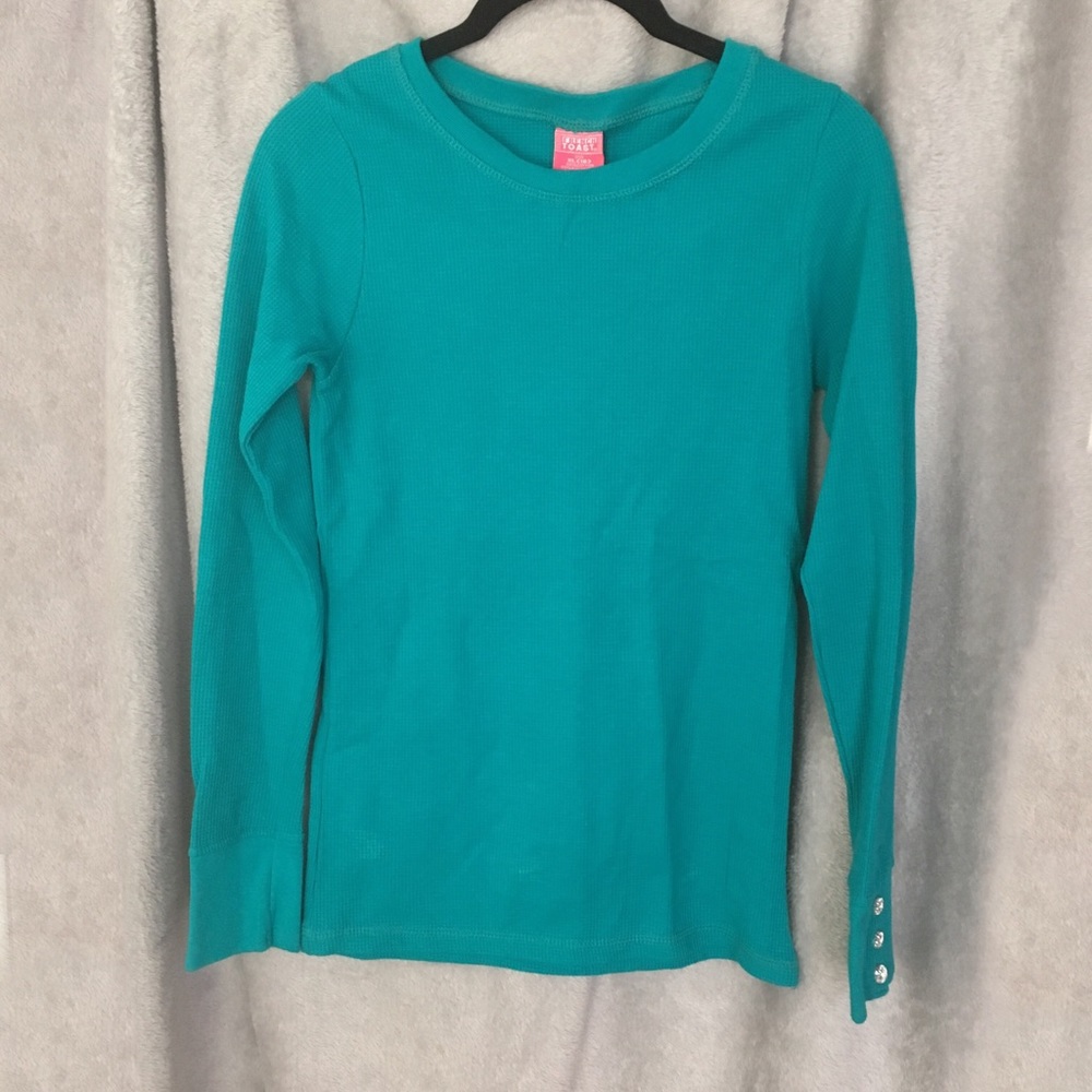 French Toast Long Sleeve Waffle Top